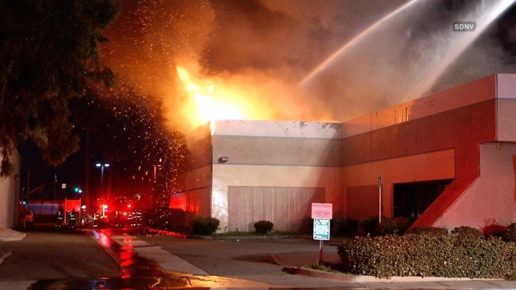 2 Alarm Fire Destroys Southern California Import Motorcycle Dealer