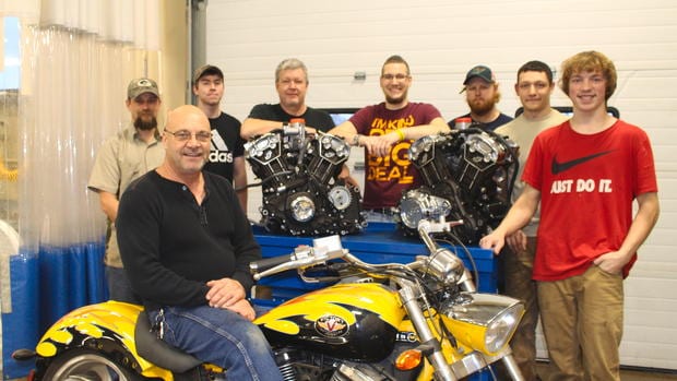 Polaris Indian Motorcycle Engines Donation to WITC